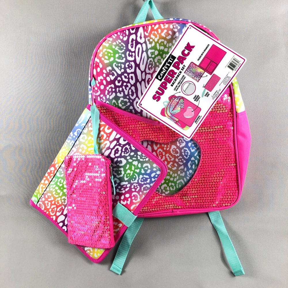 Confetti Backpack Superpack Set